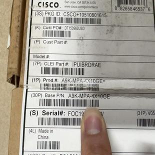 ASR9010万兆板卡 Cisco A9K MPA 议价 4X10 顺庆
