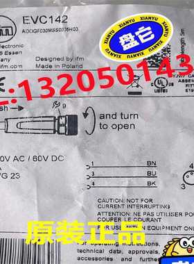 EVC142 ADOGF030MSS0005H03 易福门IFM 带插座连接电缆 原装正~