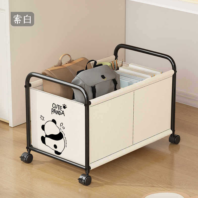 桌下收纳筐书包置物架零食玩具收纳小推车办公室工位神器收纳架子