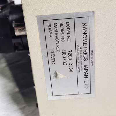【顺庆】NANOMETRICS 7200-2134晶圆检测机组件