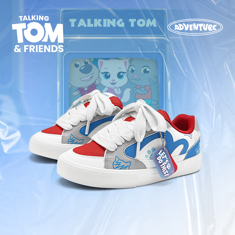 汤姆猫情侣厚底休闲滑板鞋