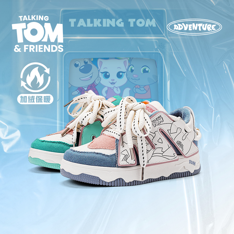 女鞋保暖棉鞋加绒板鞋面包鞋