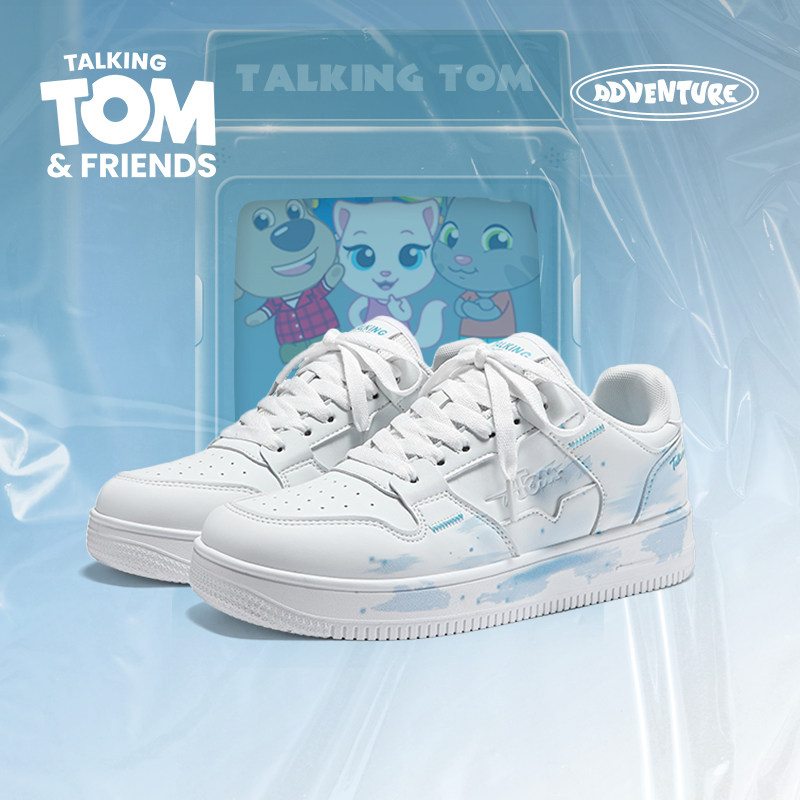 汤姆猫鞋子男鞋多巴胺小白鞋男款2026新款学生休闲板鞋青少年潮鞋,流行男鞋,休闲板鞋,淘宝优惠券,粉丝福利购,淘宝优惠卷