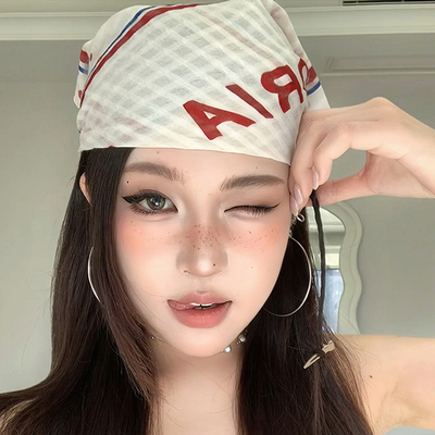 美式y2k千禧辣妹包头头巾音乐节
