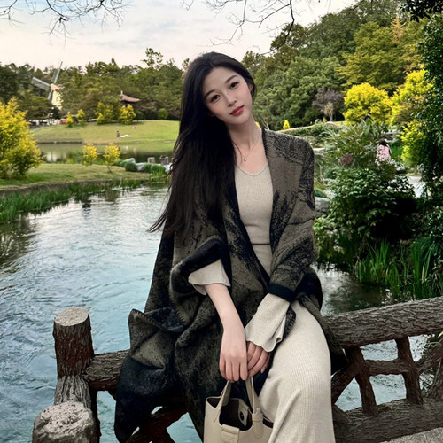 民族风旅游披肩外搭女2024新款