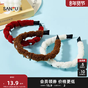 三福潮趣雪怪发箍单个 俏皮创意高颅顶造型发饰配饰发箍850530