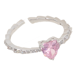 三福甜心系列戒指单只 气质小众指环首饰817747(金银混发)