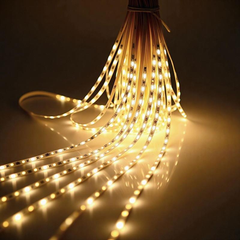 照明灯饰柔性弯曲造型led灯带套管防水2835色温3500K可定显指98