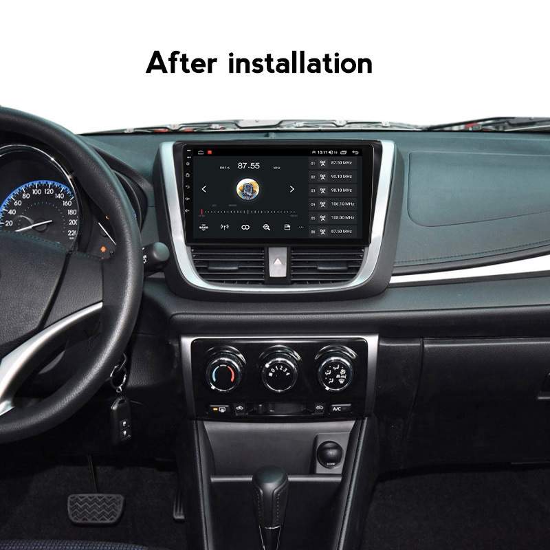 适用于丰田Vios 威驰16-18款改装安卓大屏中控车载导航屏幕8+128G