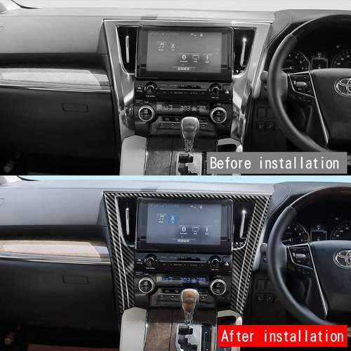 适用22丰田ALPHARD/VELLFIRE30系导航框中控显示屏装饰配件