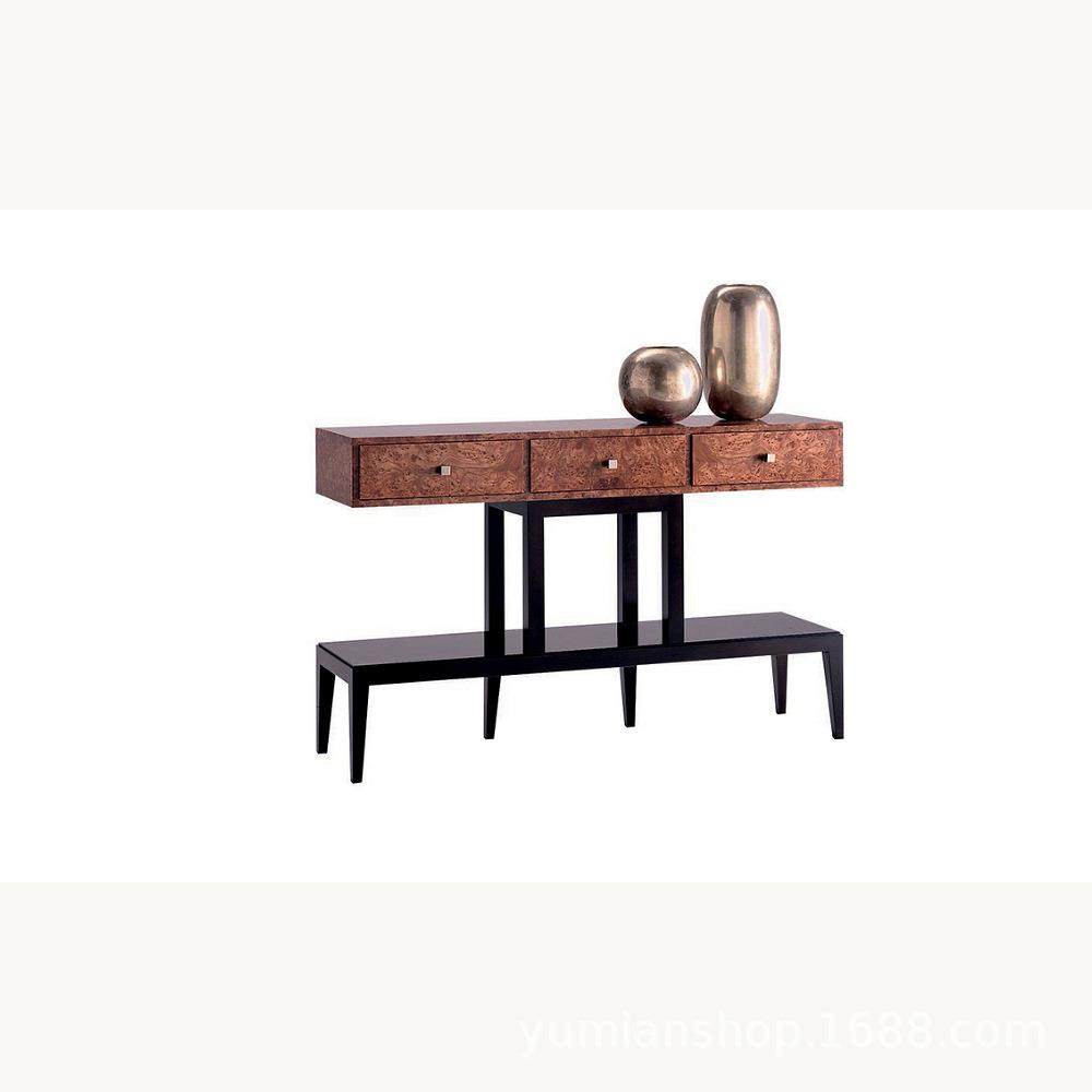 原厂直销高端设计欧式实木雕花边柜装饰柜餐边桌