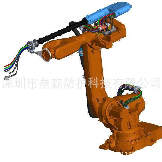 埃斯顿机器人管线包线缆保护套耐磨耐高温简易款带回弹装置款均有