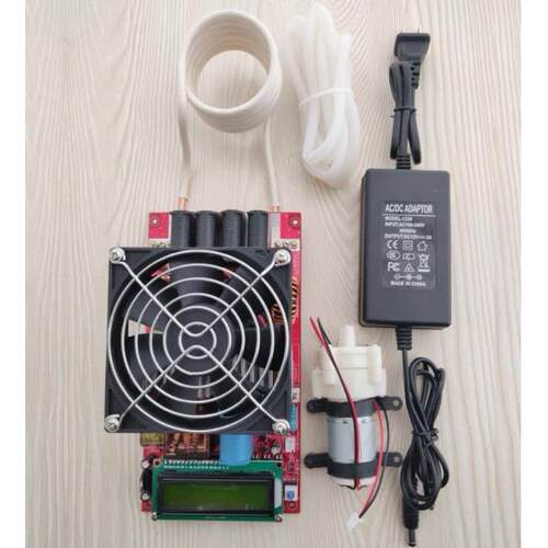 ZVS感应加热机淬火熔炼坩埚融化DC30-75v大功率2Kw电磁高频220v
