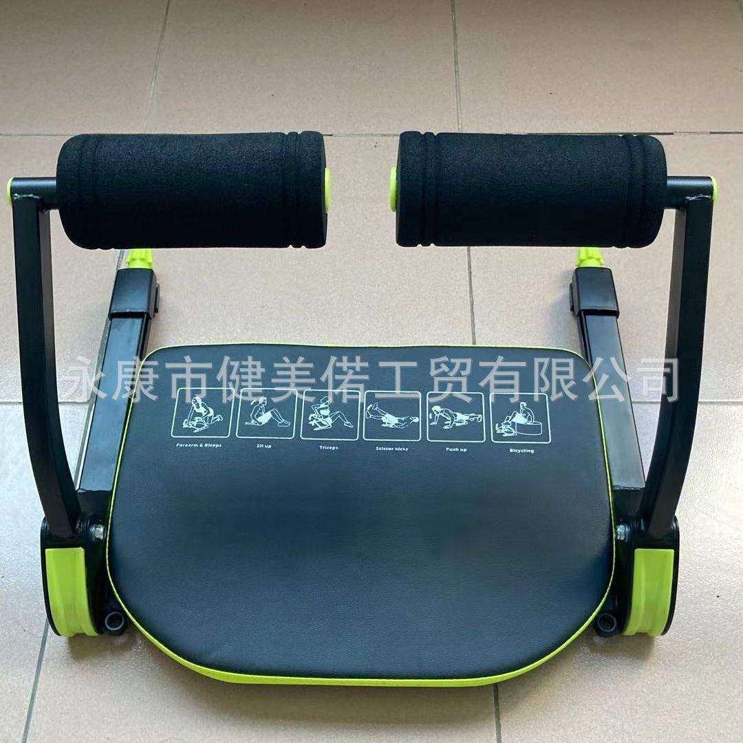 迷你六合一收腹机挺腰仰卧起坐辅助器腹肌轮健腹拉筋板健身器材