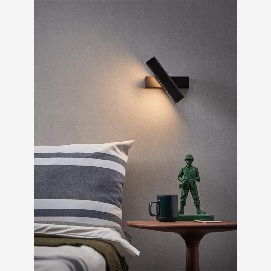 壁灯卧室床头灯现代简约个性创意极简装饰墙壁灯免接线旋转壁灯