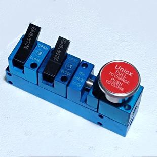 油槽罐车组合气动铝合金一总分多仓卸油手拉拨动开关