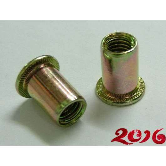 正品直销镀彩锌平头铆螺母拉铆螺母光身直桶通孔铆螺帽标准牙M6,标准件/零部件/工业耗材,输送带/传送带,淘宝优惠券,粉丝福利购,淘宝优惠卷