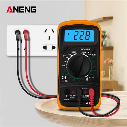 小型数字万用表高精度测电压电流表全自动智能便携式万能表XL830L