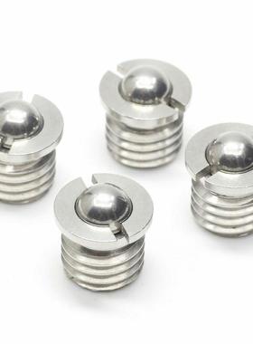 304不锈钢球头柱塞带法兰型定位珠FBPJS5/6/8/10/12/14/16/FBPJ