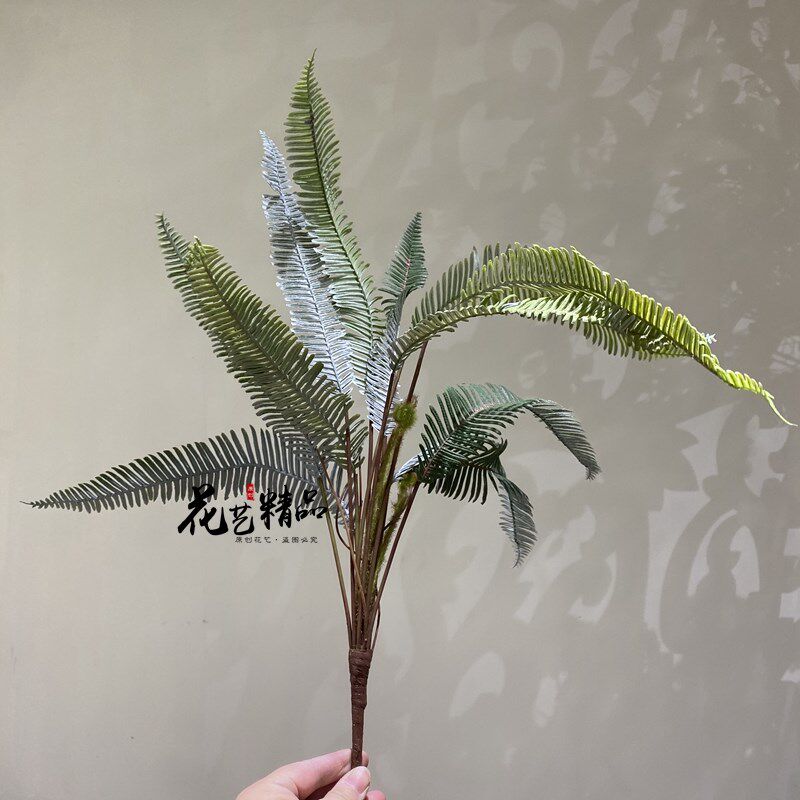 热销高品质手感芒萁叶 软胶铁蕨叶蕨草地被造景植物陈列道具花艺