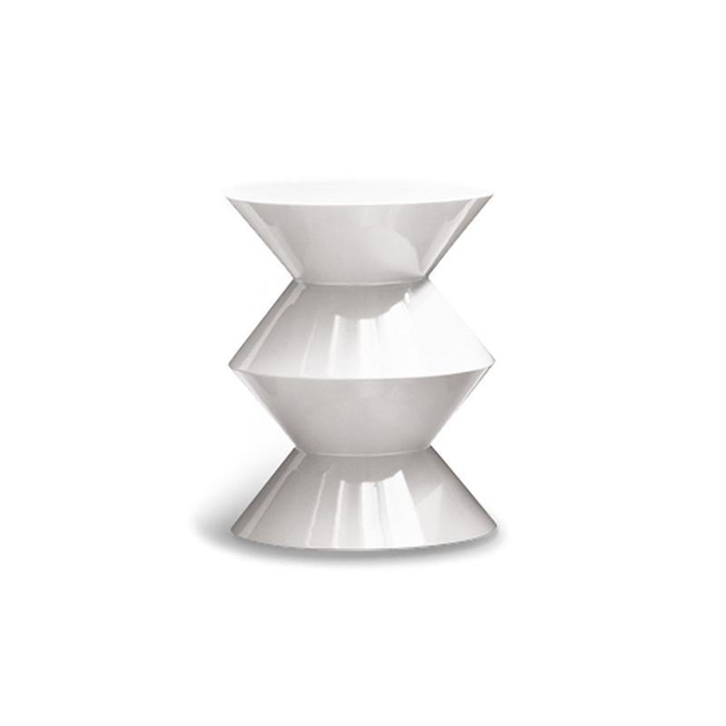 玛吉斯玻璃纤维三节两节茶几座墩子时尚墩子茶台咖啡桌边几异形圆