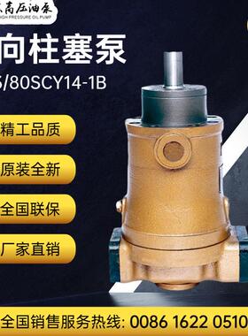 启东高压油泵精工牌10/25/40/63/80/100/160SCY14-1B轴向柱塞泵