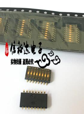 TDA08H0SB1R CK原装进口超小型 表面贴片 滑动拨码开关8位 TDA08