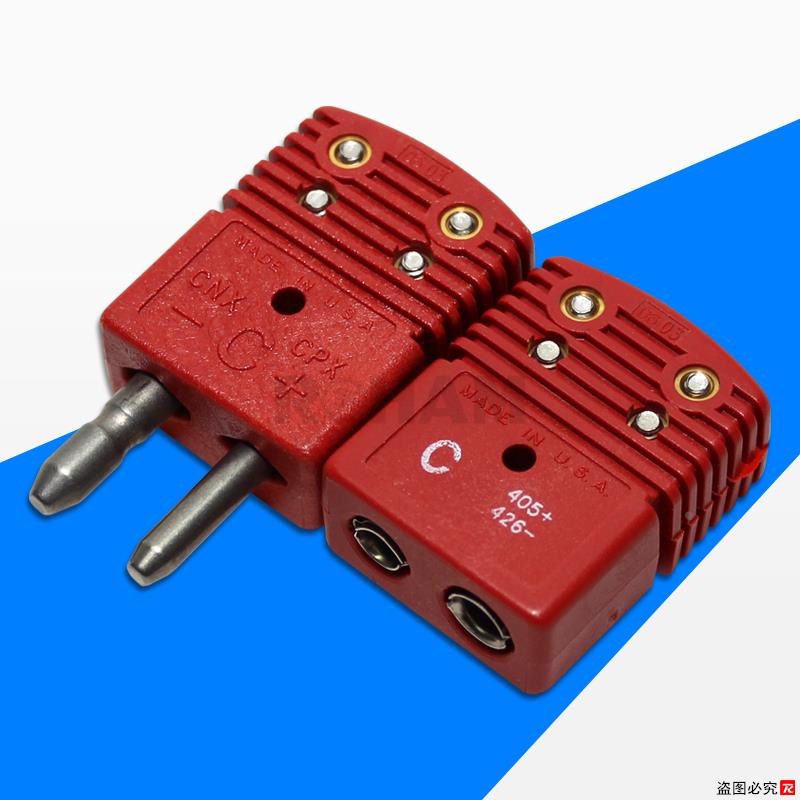 W526钨铼C型热电偶插头插座连接器接插件公母接头OSTW-C-M-S/F/MF