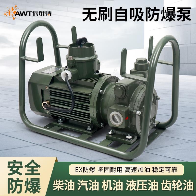 卡维特汽油防爆抽油泵12V24V220V机油液压油齿轮油导油泵自吸甲醇