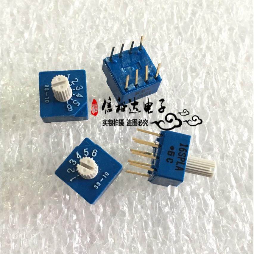 SS-10-16SPLA COPAL科宝旋转拨码开关编码6档位 SS-10-16SP-L-AE