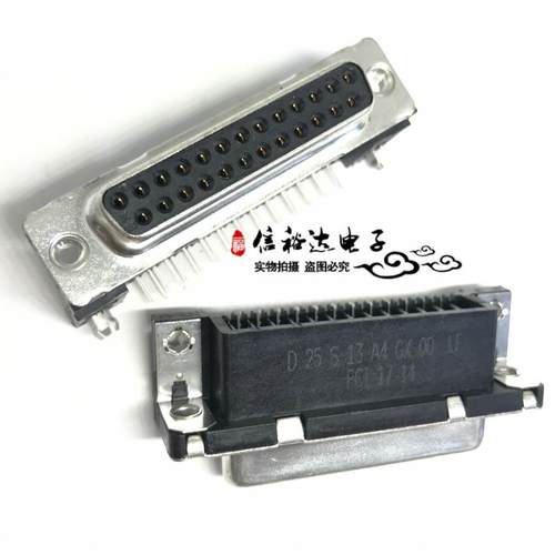 FCI原装进口 D-Sub25母座 DB25母头插座插孔接口 D25S13A4GX00LF