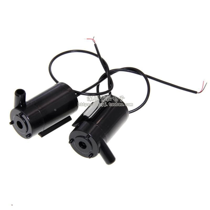 。全新直流水泵3V5V6V浇花小水泵卧式DC迷你水泵小喷泉可用