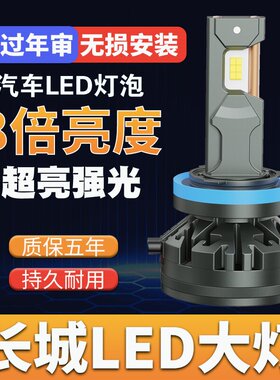 长城专用LED汽车大灯强光风骏6风骏7 欧拉r1 C20R M2M4C30C50升级