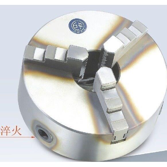 巨卡车床三爪卡盘K11-160 200 250 320淬火三爪卡盘自定心