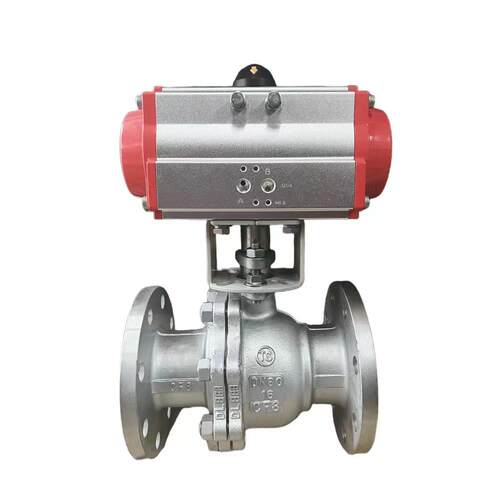 304不锈钢气动法兰球阀Q641F-16P/C高温蒸汽法兰球阀快速切断阀