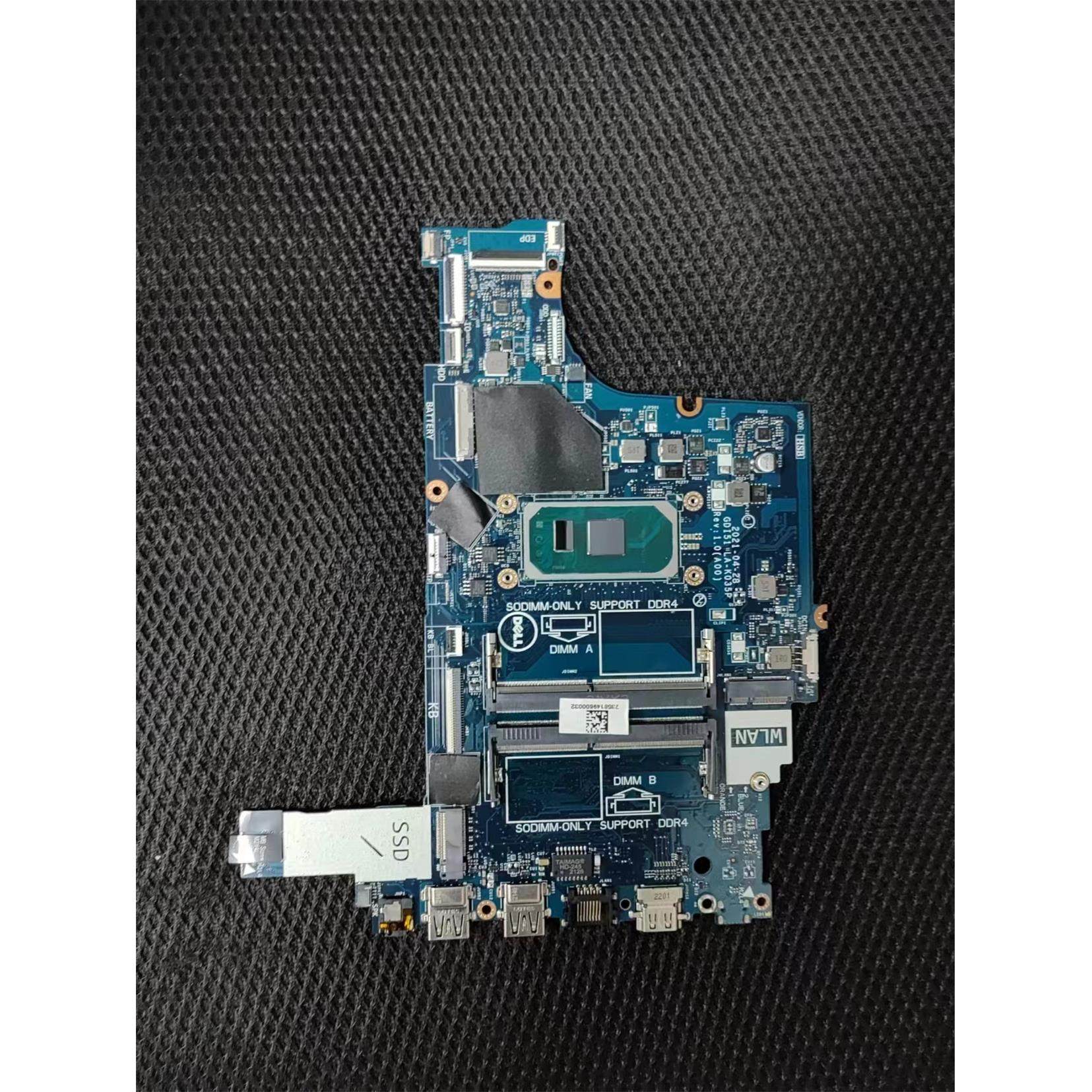 戴尔/DELL inspiron 3501 3400 3500 主板 LA-K035P P80C0 i5集成