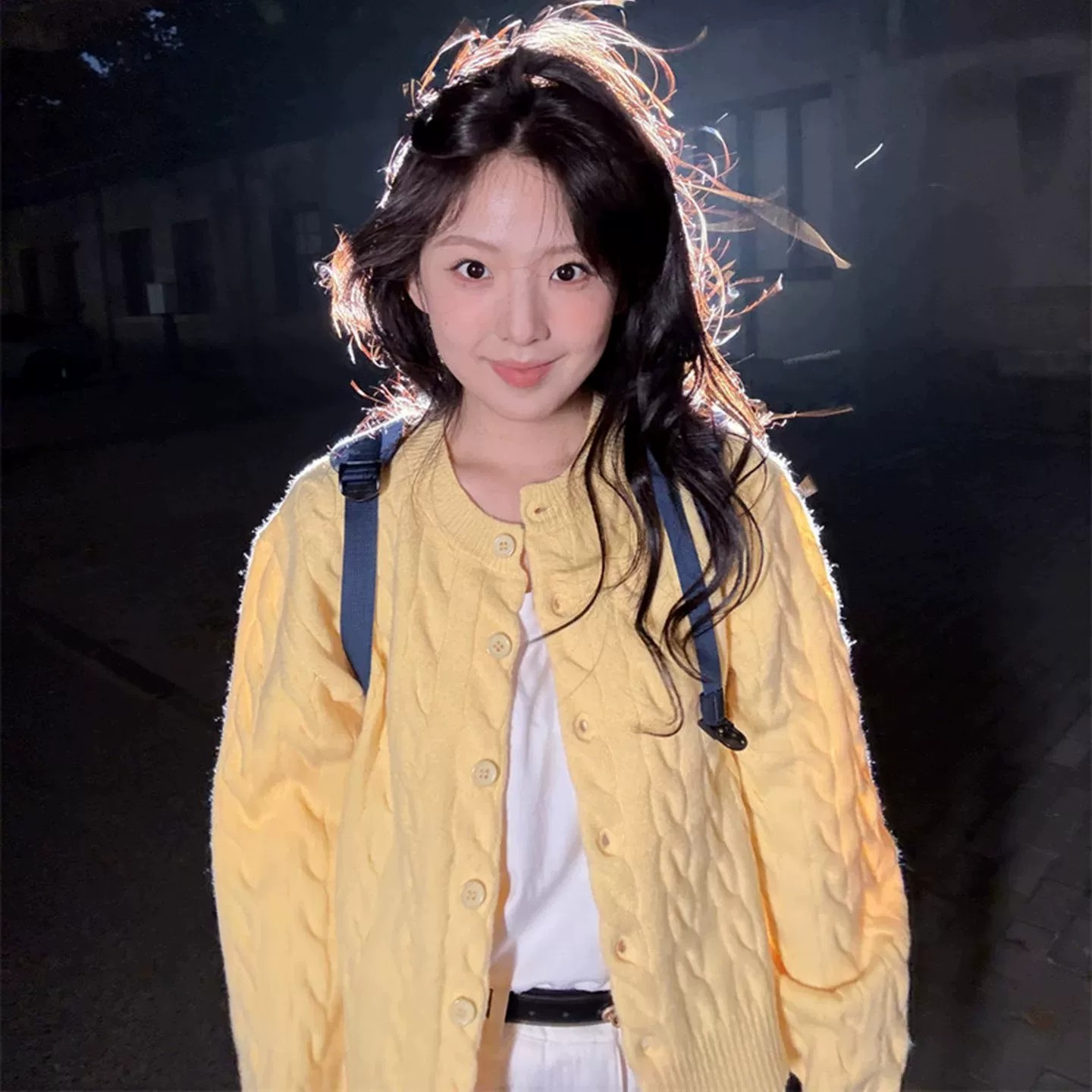 麻花毛衣外套女秋冬2026新款宽松减龄学院风针织开衫外穿短款上衣