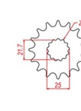 GSR750GSXR750GSXS750DL1000GSXR1000小牙链轮链条盘齿轮525