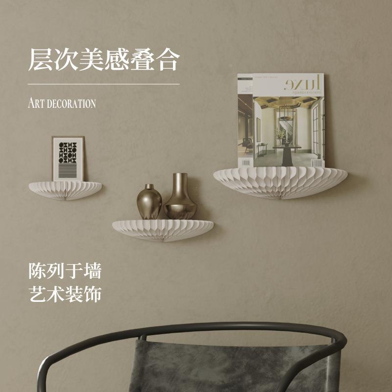 十纸置物架免打孔30865搁板架壁挂墙隔板挡板书架墙上面装墙饰置八物板