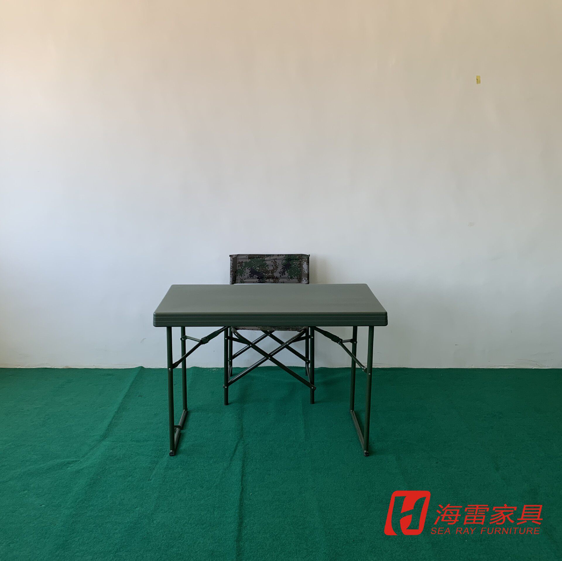 110x55士兵野战折叠桌便携式折叠桌制式多功能折叠桌椅