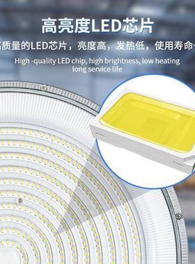 UF矿O工工灯防水厂间仓库体育馆展OVY览照明灯LED100车W飞碟灯