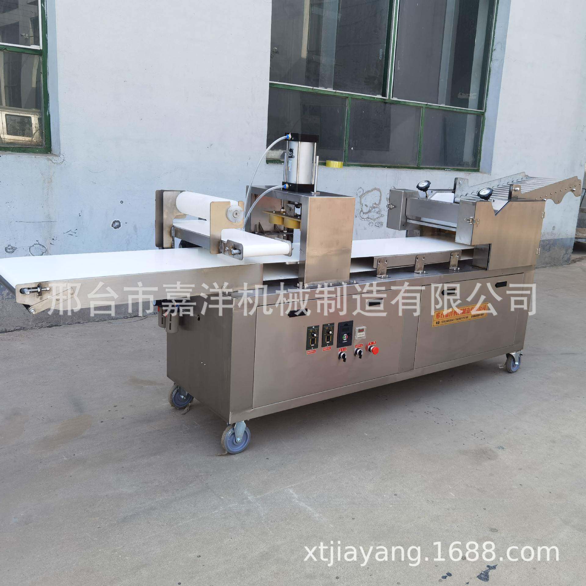 夹商用不锈钢馍白吉机36686仿手工肉馍生胚机新款多成功能口福饼