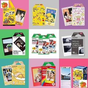 富士花立得mini白边相纸寸/彩边卡通7RtKRNXc支拍持送货上门可以