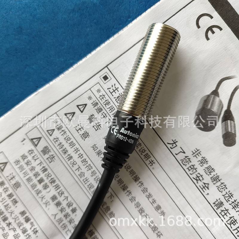 奥托尼克斯PRD12-4DN接近开关PRD12-4DP检测距离4MM 3线平头