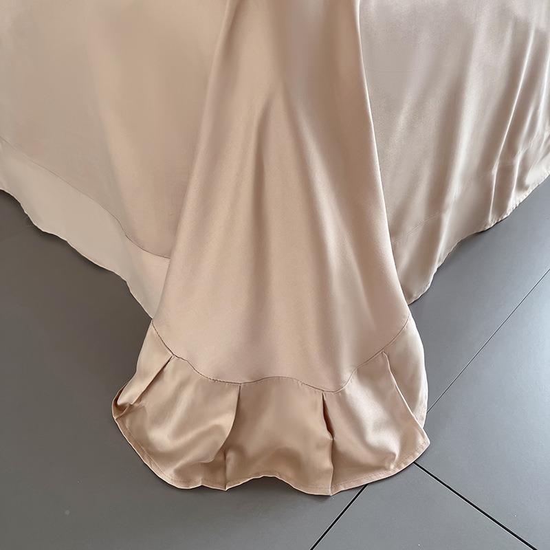 76541530%再生维素春30%棉柔纤丝茸磨毛床上四件套被套床南单通家