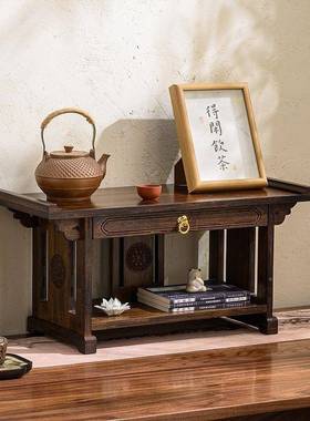 神XXU台台供桌小案家用爷摆佛放架香案加高底座条桌面微型小贡桌