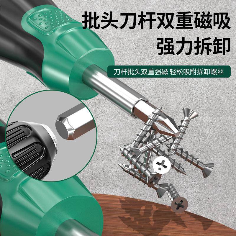 魔盒批头套棘轮扳手螺功丝组套40批件多能便携维修工装具98377大