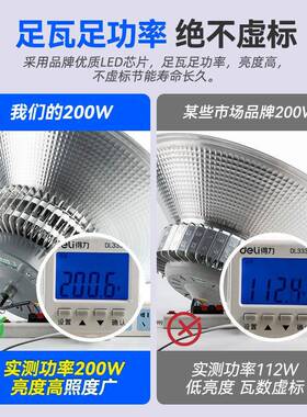 led大工鳍工矿27194灯功率厂房仓库灯工片业厂车间照明灯室内天棚