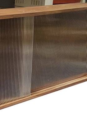 实木吊FUU柜墙壁柜柜客璃厅挂柜墙柜玻推拉门餐边储物书挂柜墙式