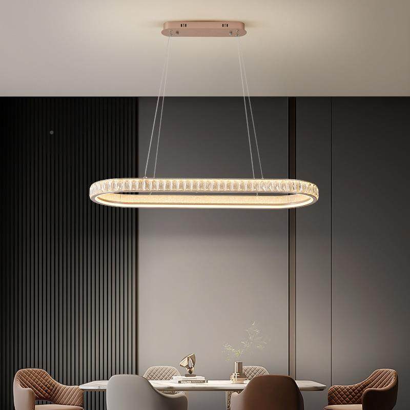 意式极简轻灯水晶餐吊灯现代简约餐厅灯谱全光奢护眼书384房吧台,家装灯饰光源,智能吊灯,淘宝优惠券,粉丝福利购,淘宝优惠卷